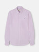 Camisa sport oxford rayas burdeos