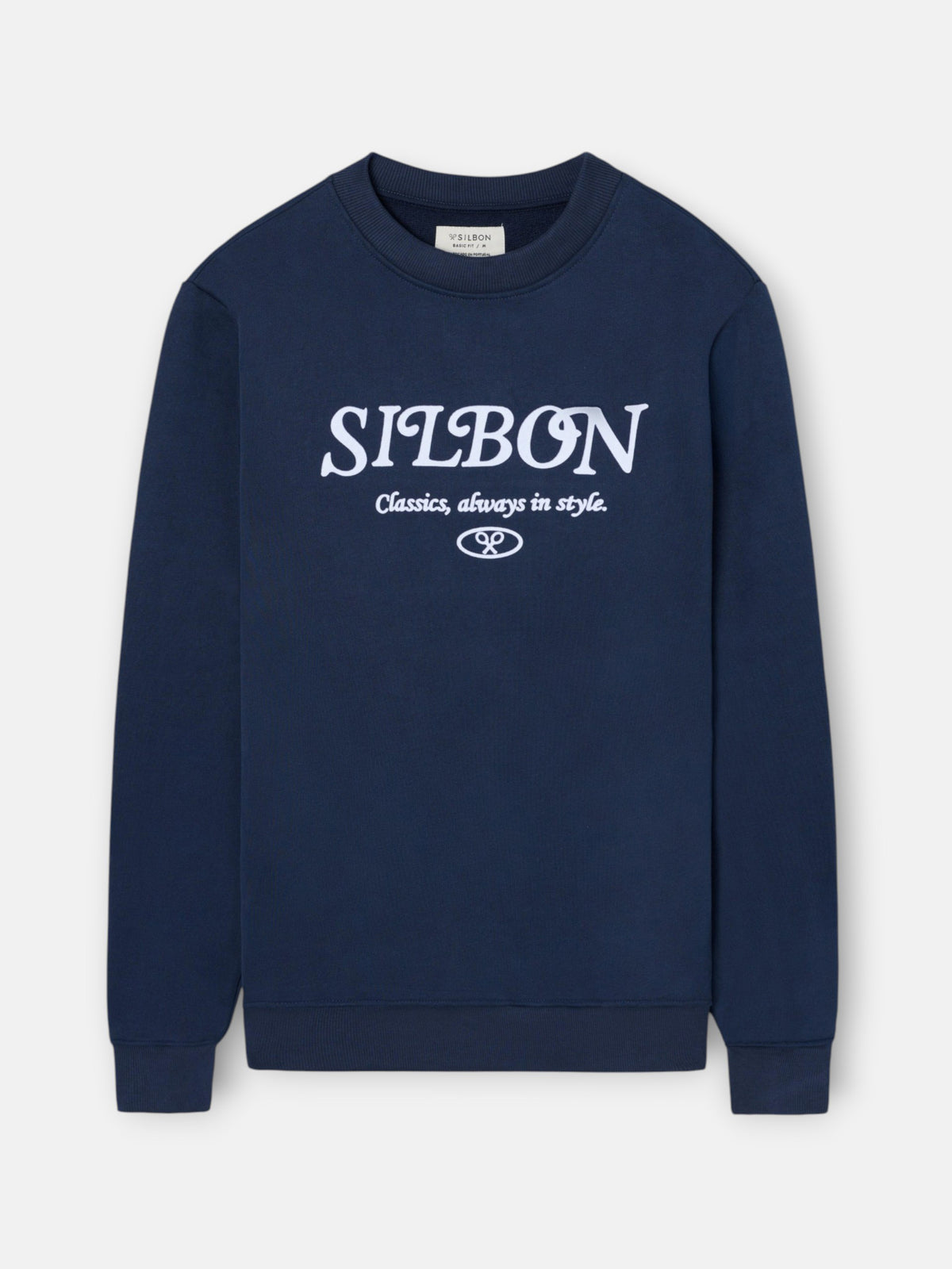 Sudadera bordado classics in style azul marino