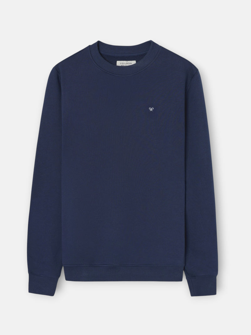 Sudadera Silbon preppy azul marino