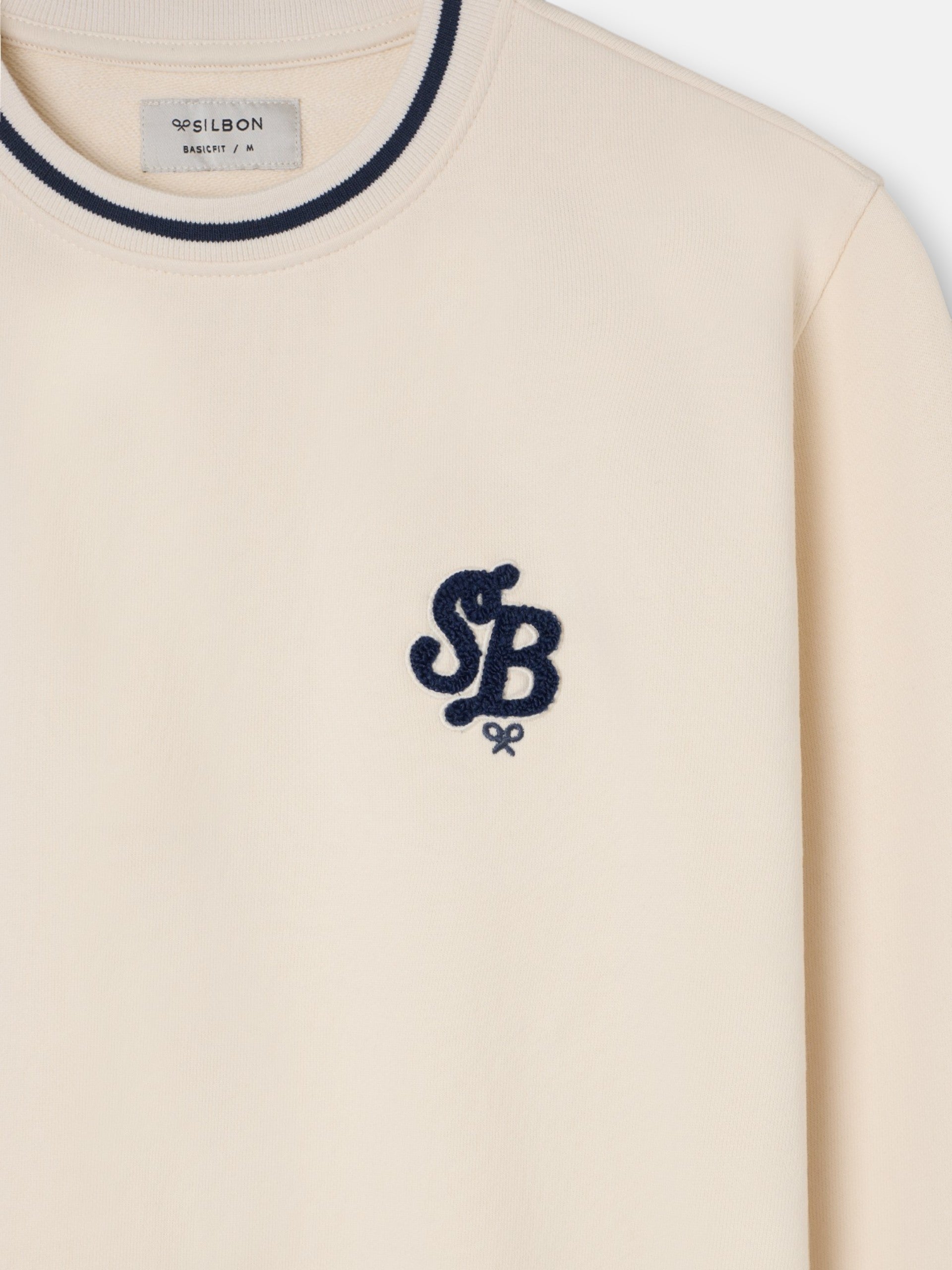 Sudadera sb rizo crema