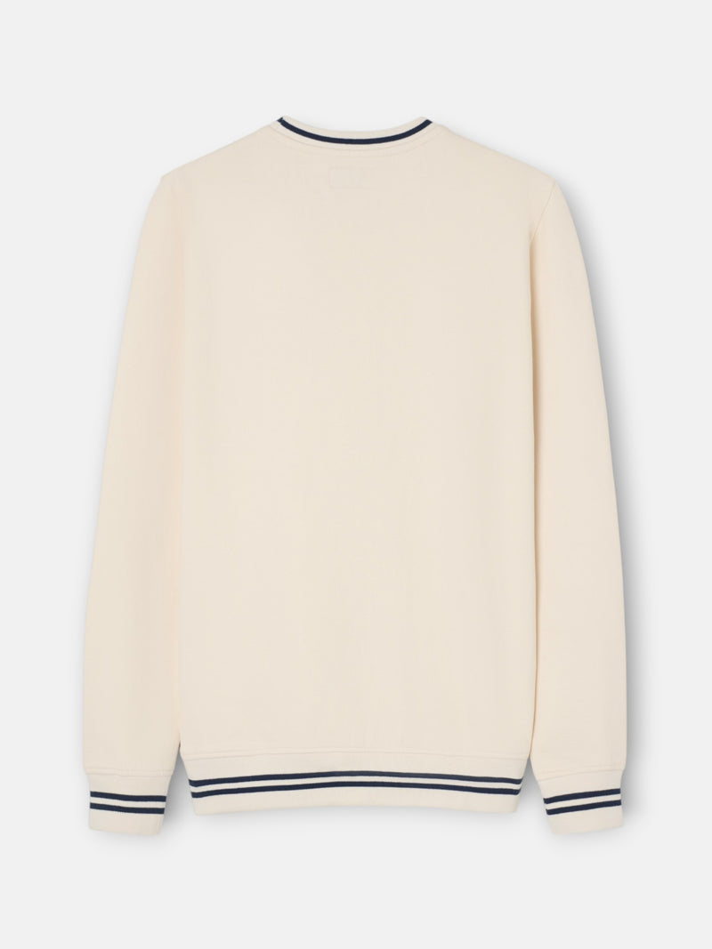 Sweat-shirt sb éponge crème