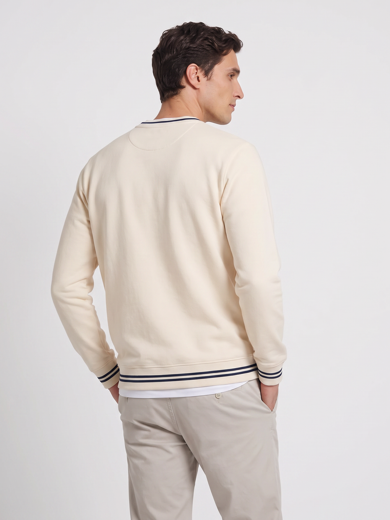 Sweat-shirt sb éponge crème