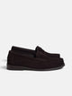 Zapato mocasin ante marron claro
