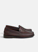 Zapato mocasin piel marron