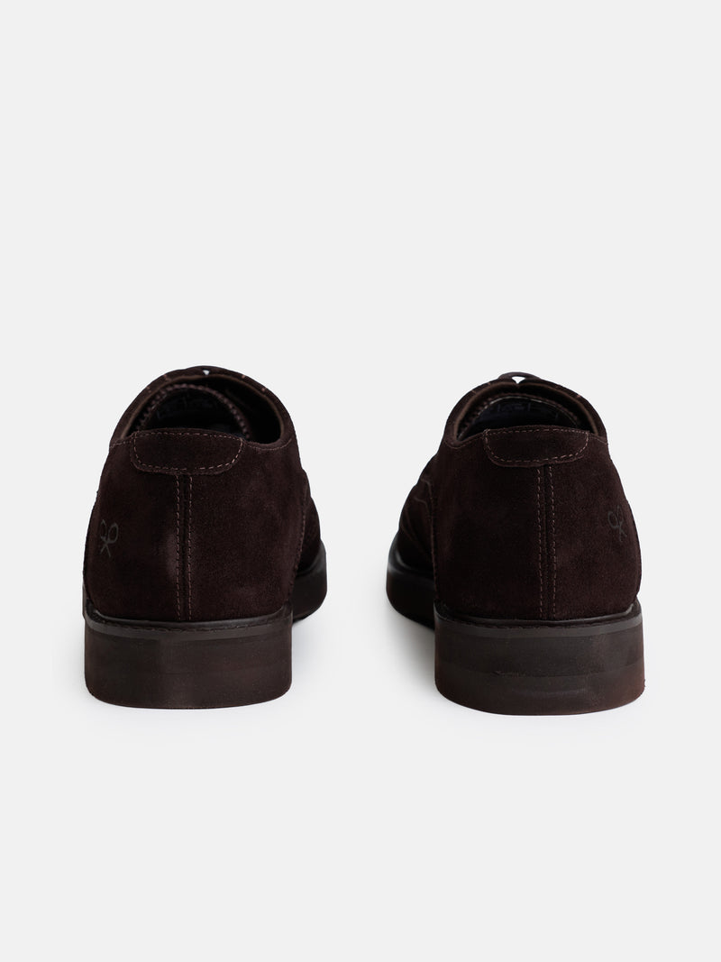 Zapato clasico ante marron