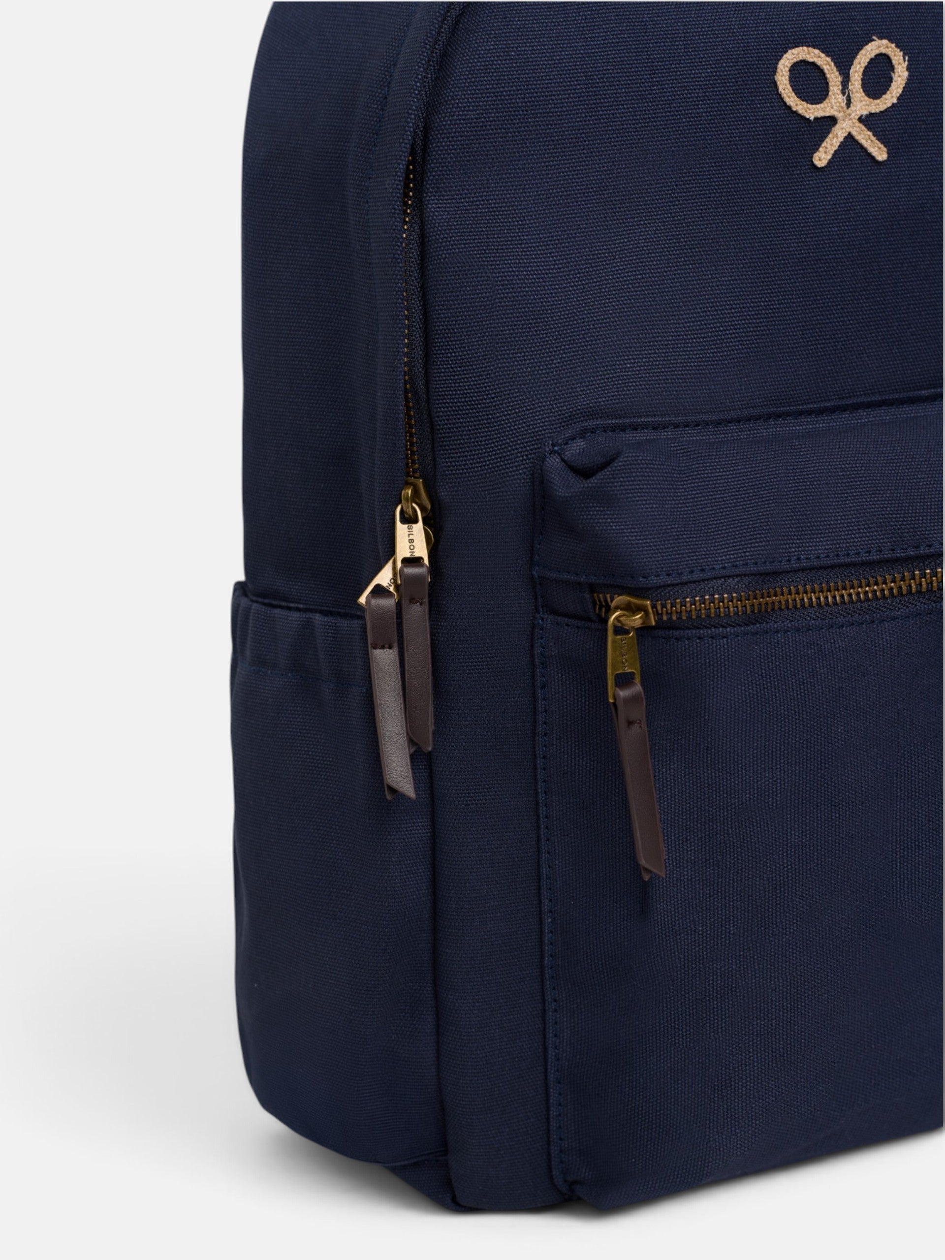Mochila clasica raquetas azul marino