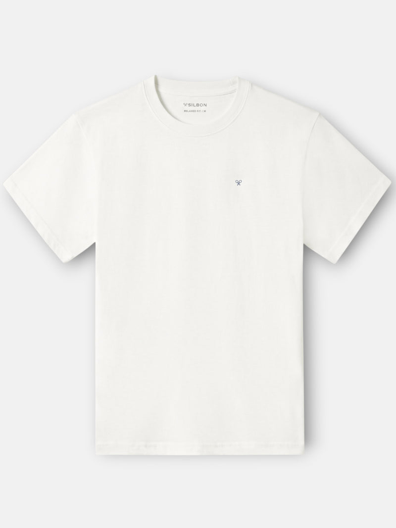 White relaxed fit city pulse t-shirt