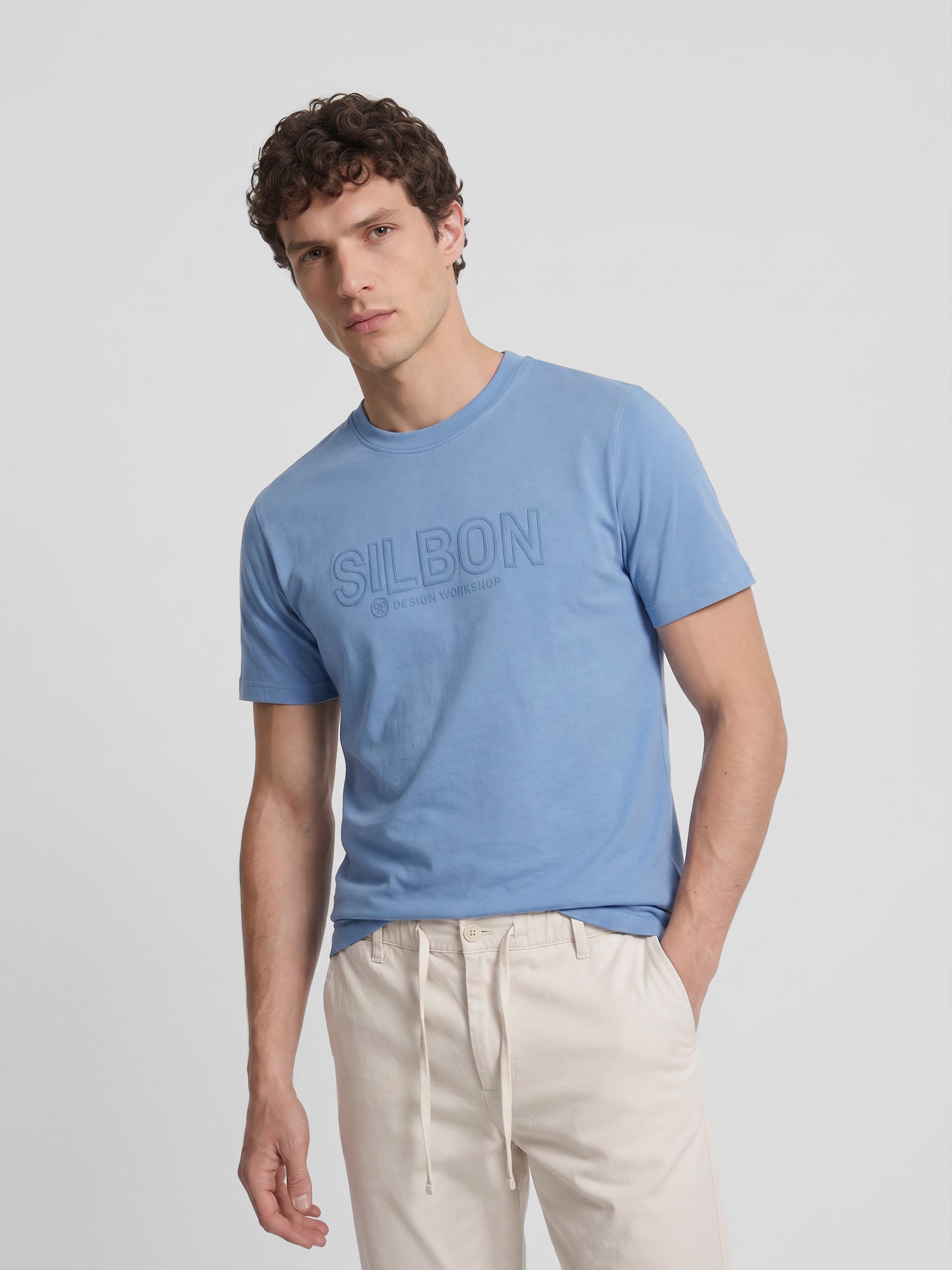 Navy blue design workshop t-shirt
