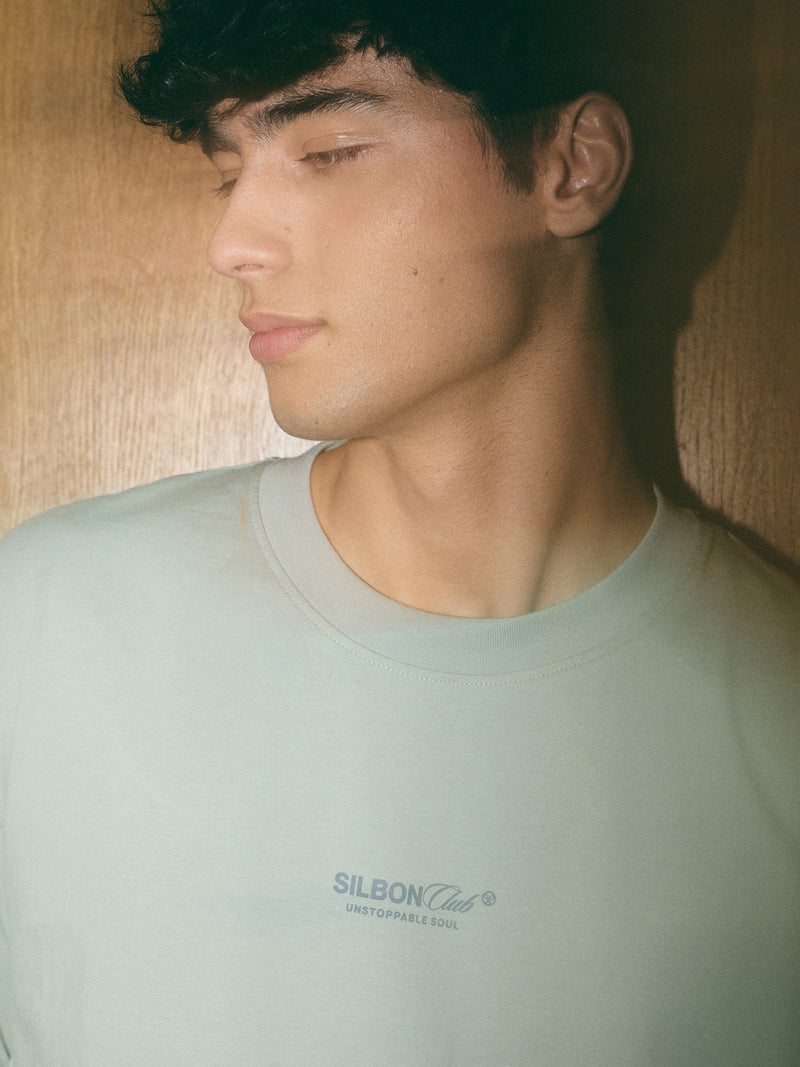 Camiseta relaxed fit silbon club verde