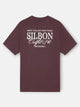 Camiseta silbon outfits burdeos