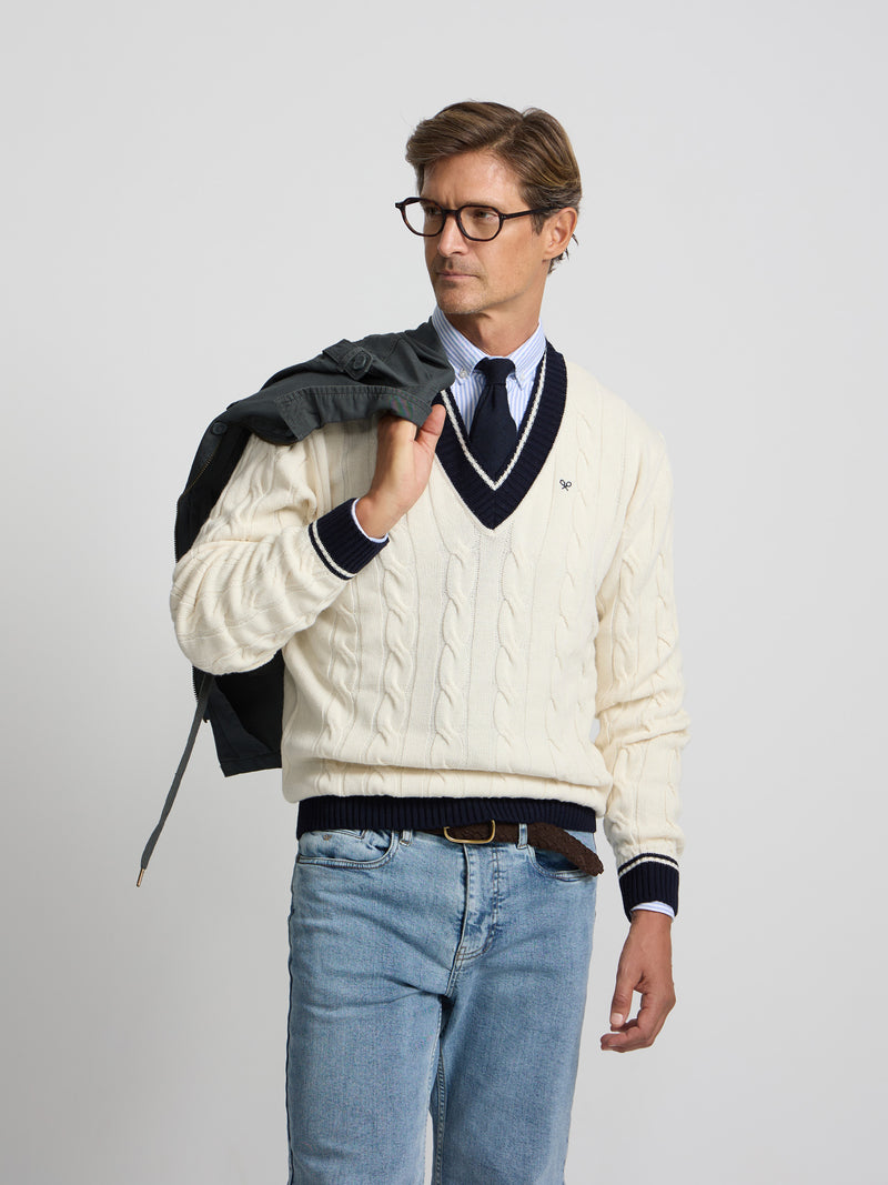 Jersey college beige