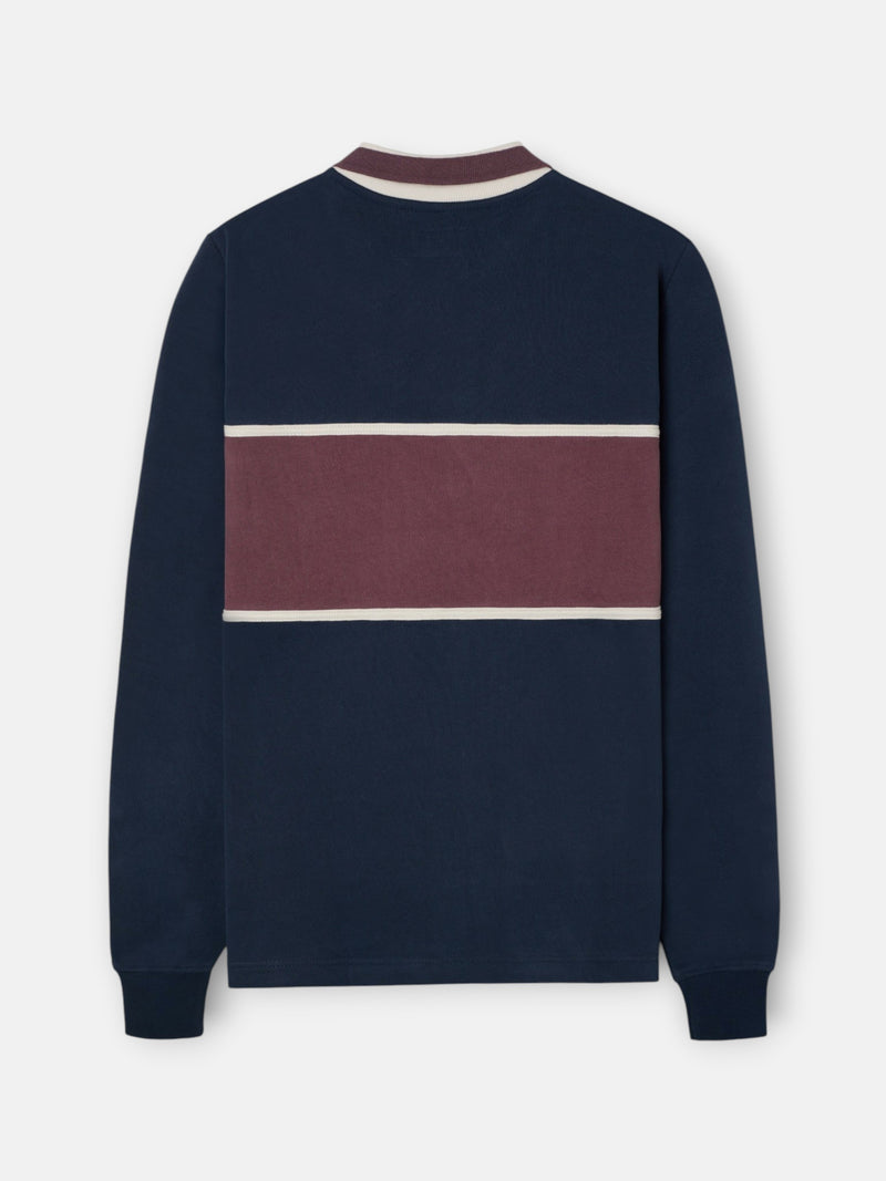 Sweatshirt polo young stories azul-marinho