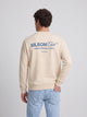 Sweat-shirt coupe décontractée Silbon Club crème