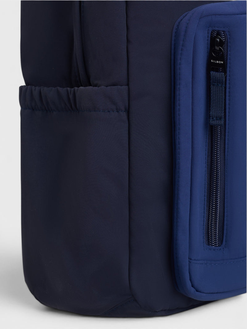 Mochila tecnica bicolor azul