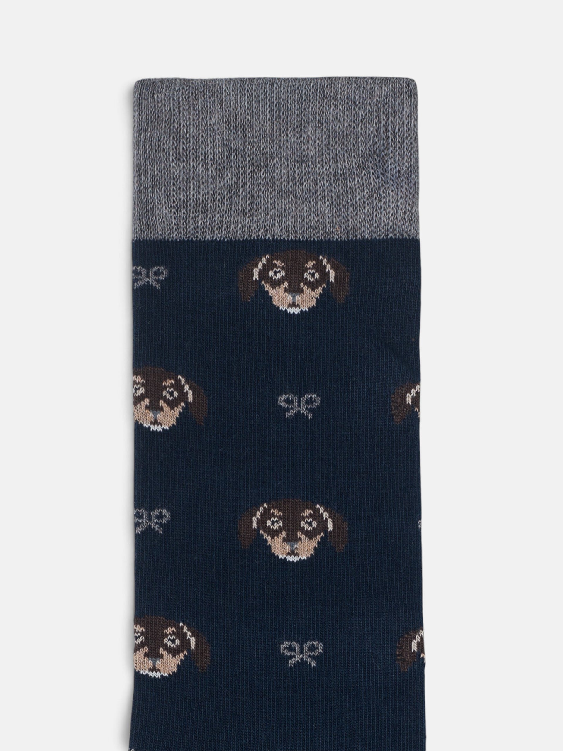 Calcetin dog raquetas gris