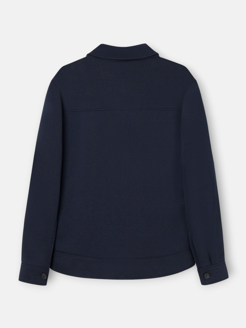 Chaqueta bolsillos azul marino