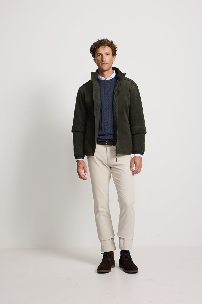 Forro polar verde