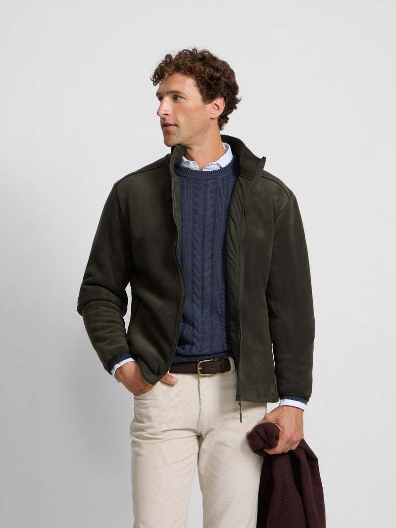 Forro polar verde