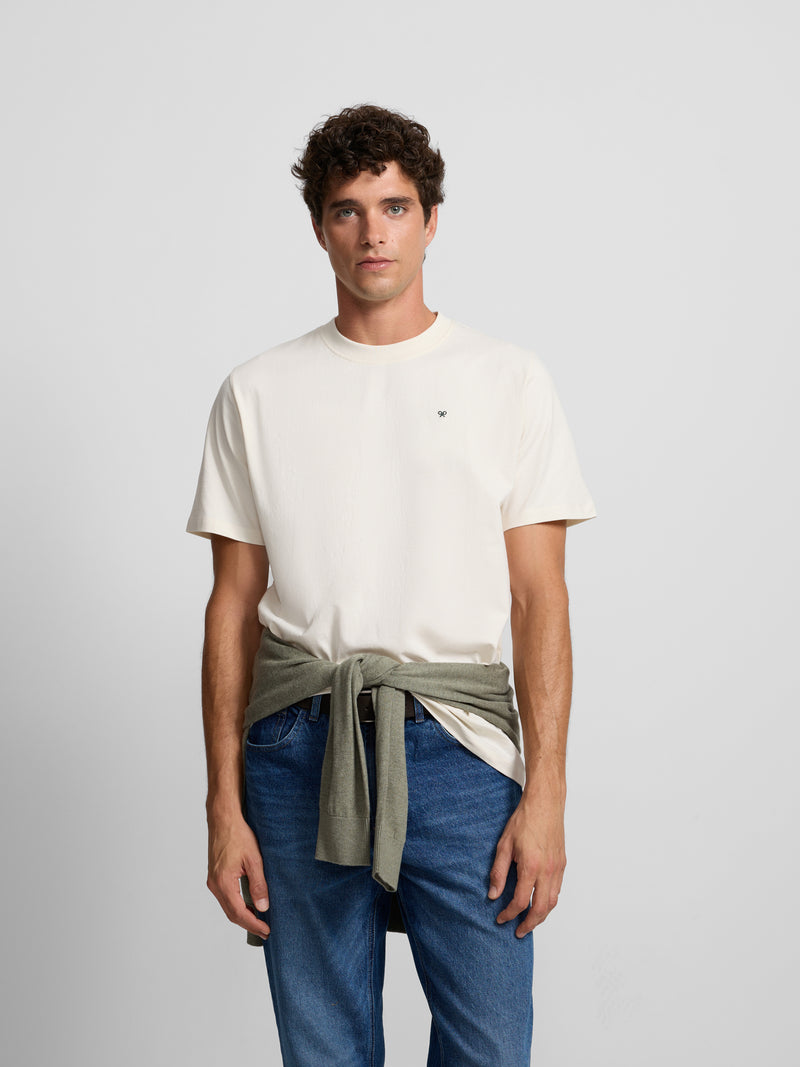 Camiseta nordic vibes crema