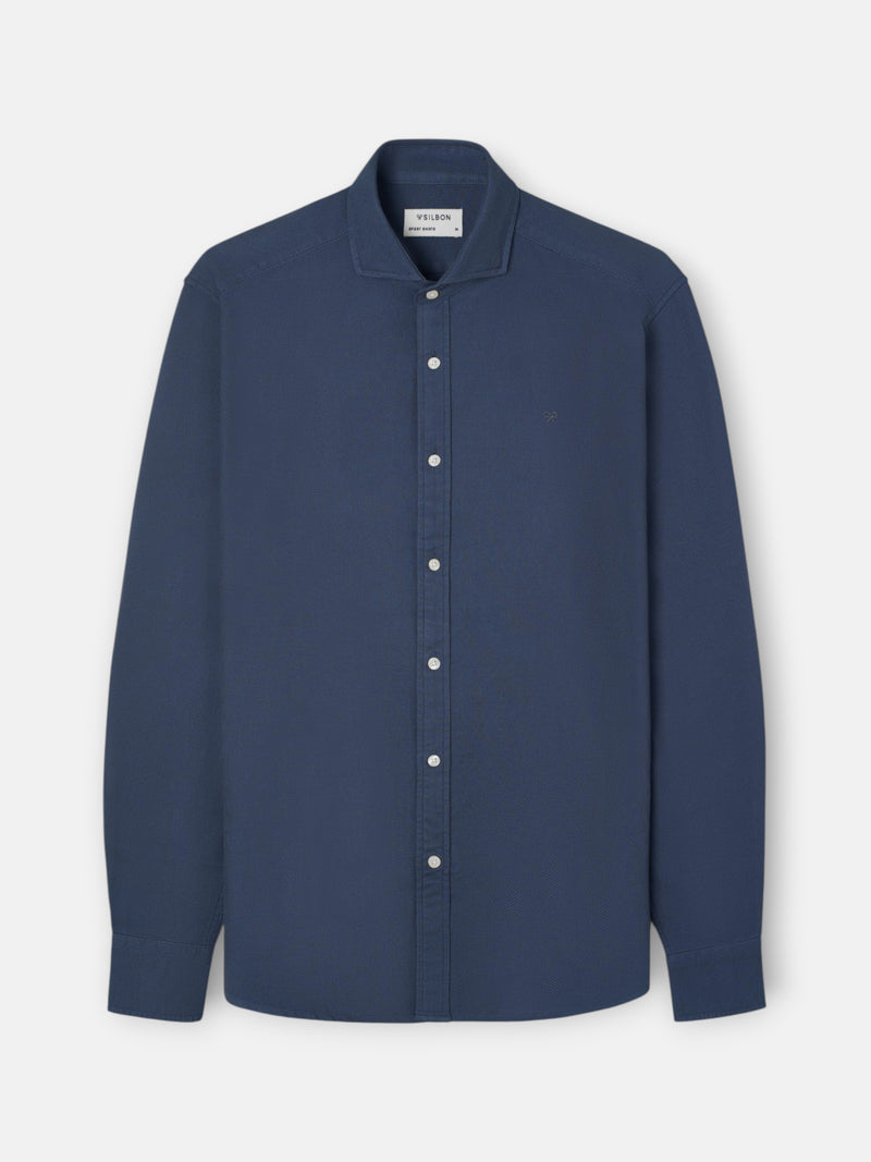 Camisa sport estructura navy