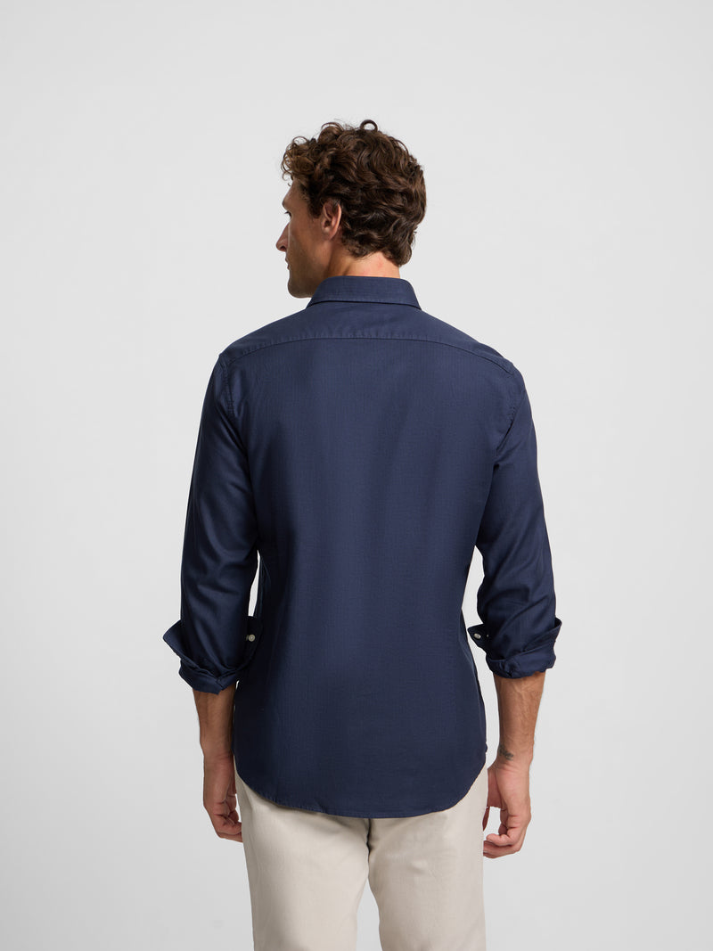 Camisa sport espiga marino