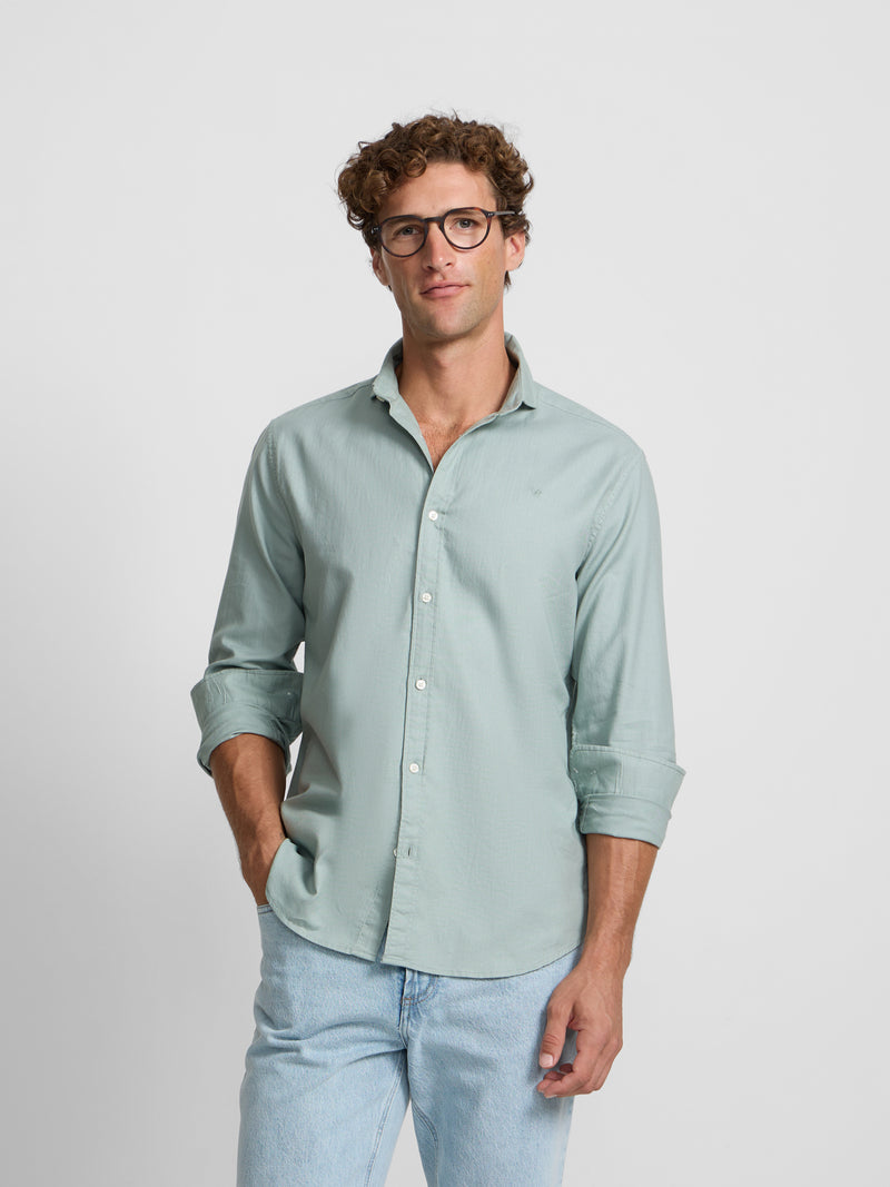 Camisa sport espinha verde