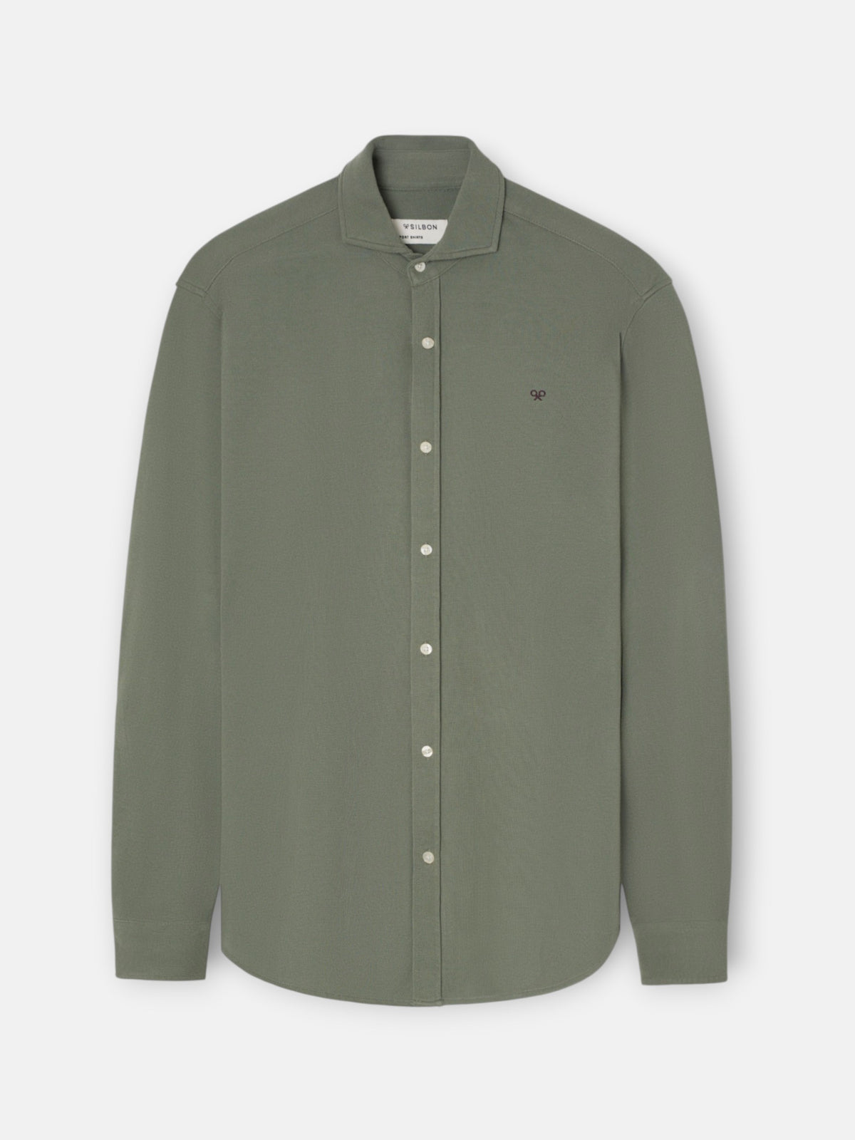 Camisa sport pique verde claro