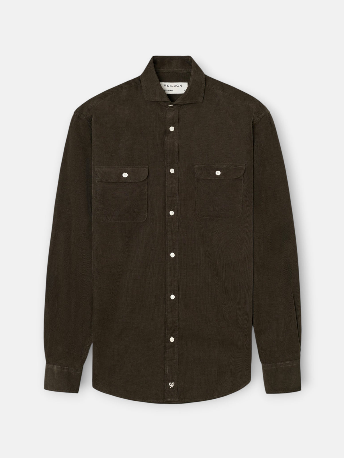 Camisa sport pana bolsillos verde