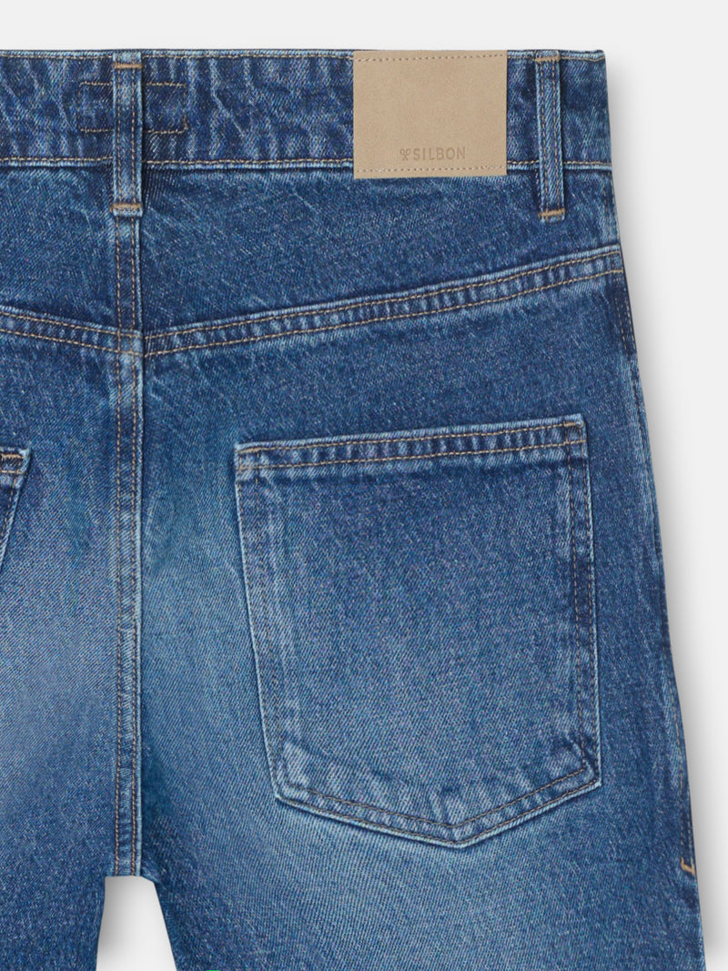 Pantalon jeans style azul medio