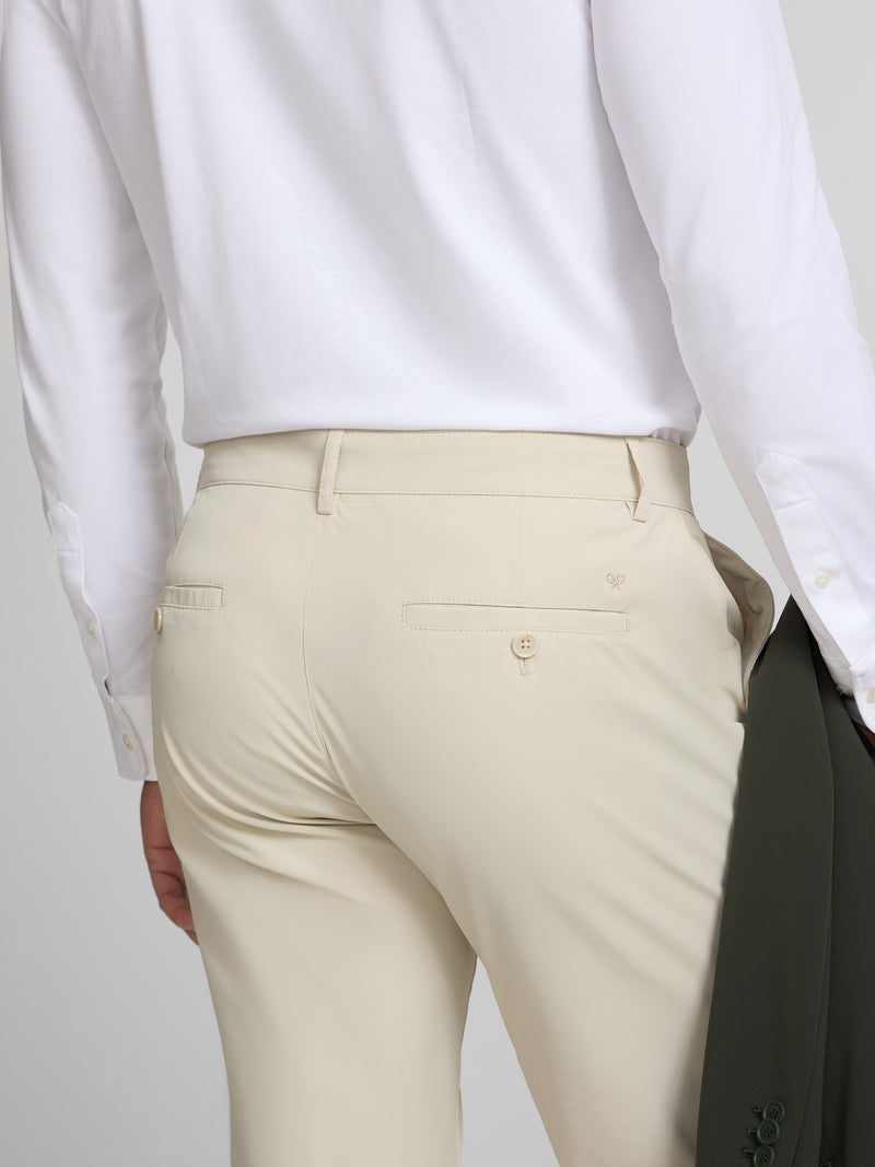 Pantalon sport chino tecnico beige