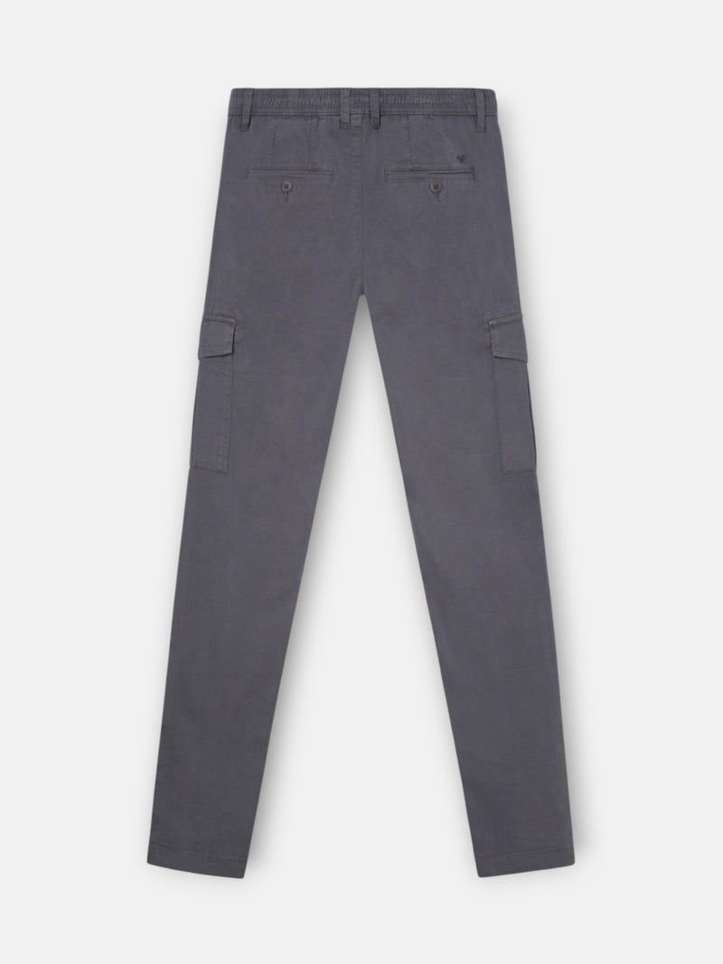 Pantalon sport jogger cargo gris marengo