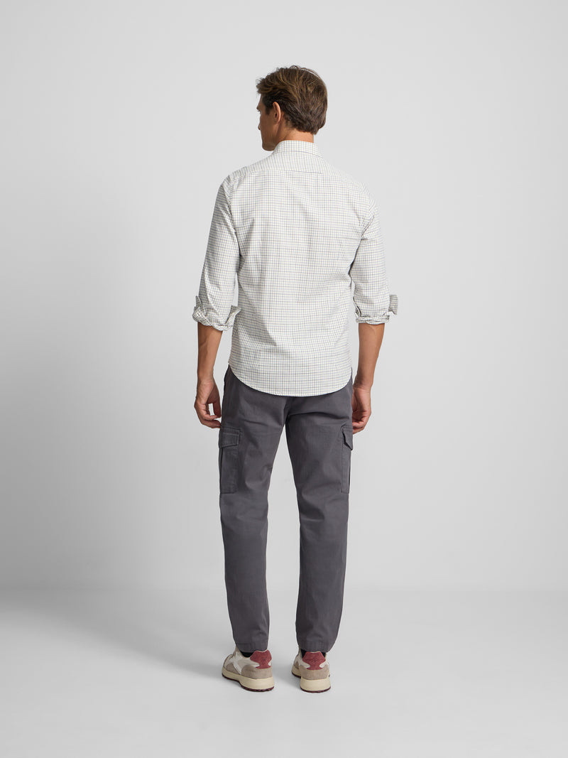 Dark grey cargo jogger sport trousers