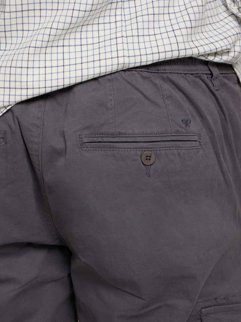 Dark grey cargo jogger sport trousers