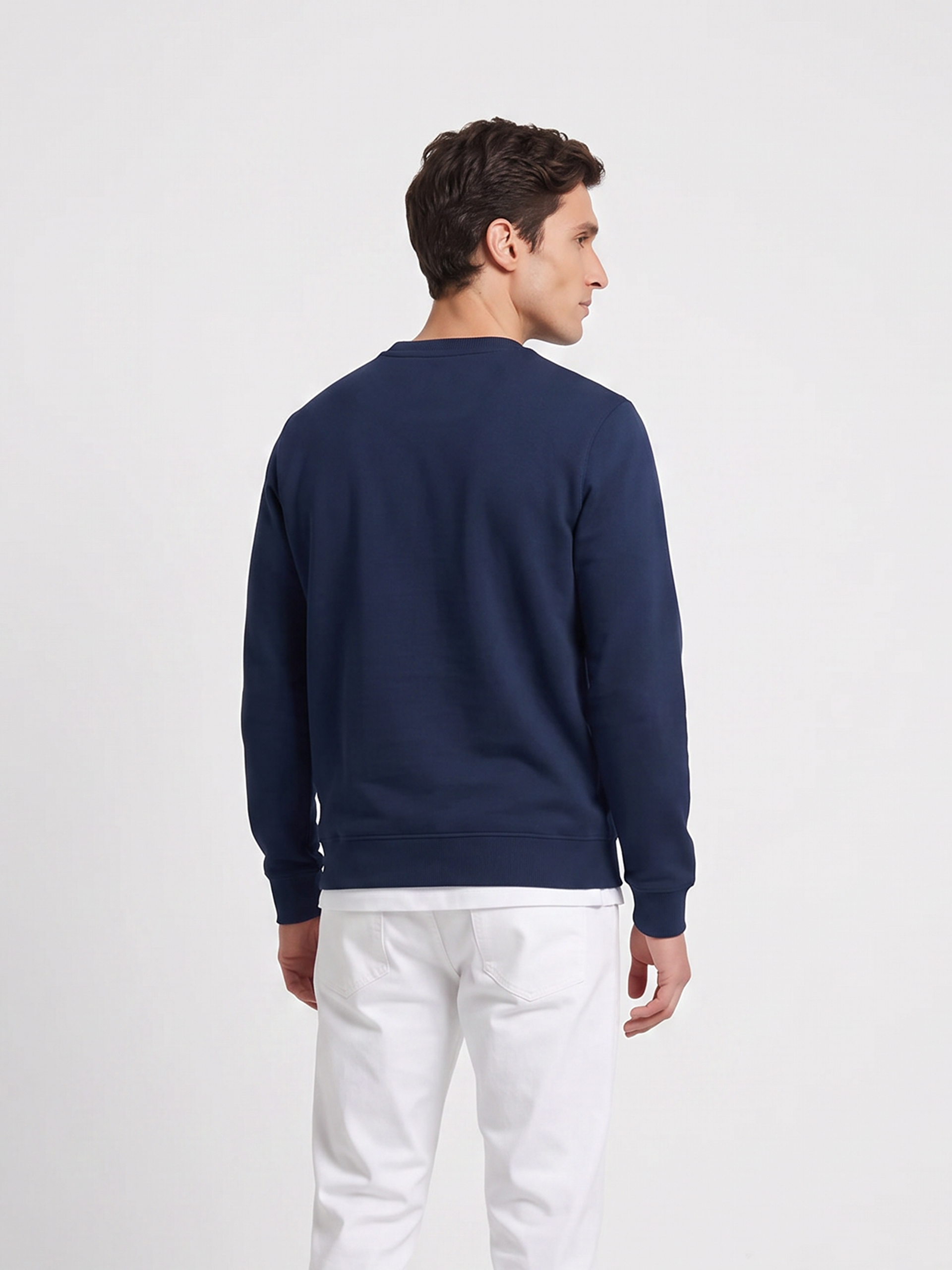 Sudadera Silbon flock azul marino