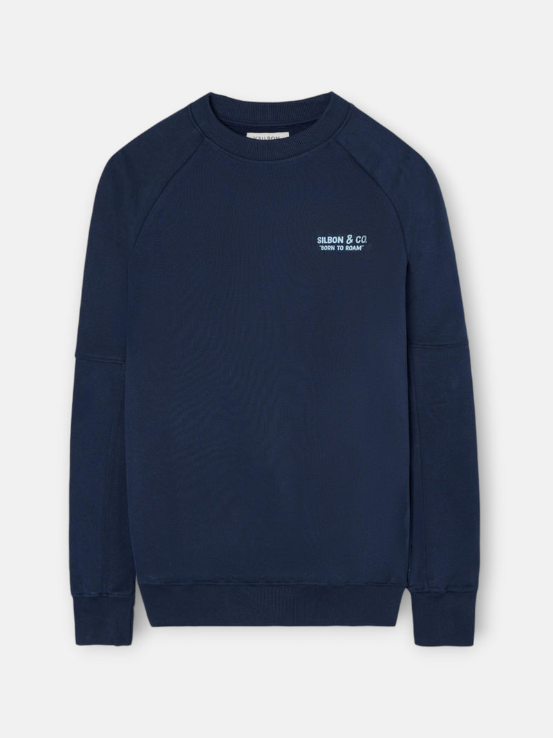 Sudadera ranglan free nomad azul marino