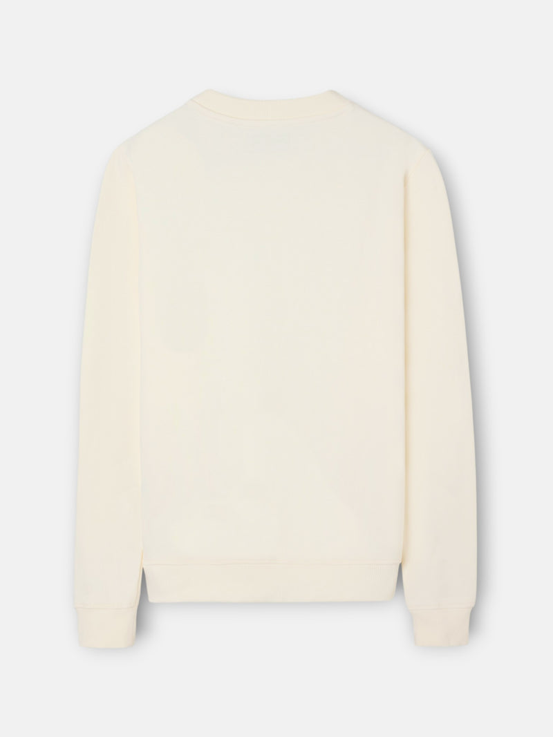Sweatshirt Silbon flock creme