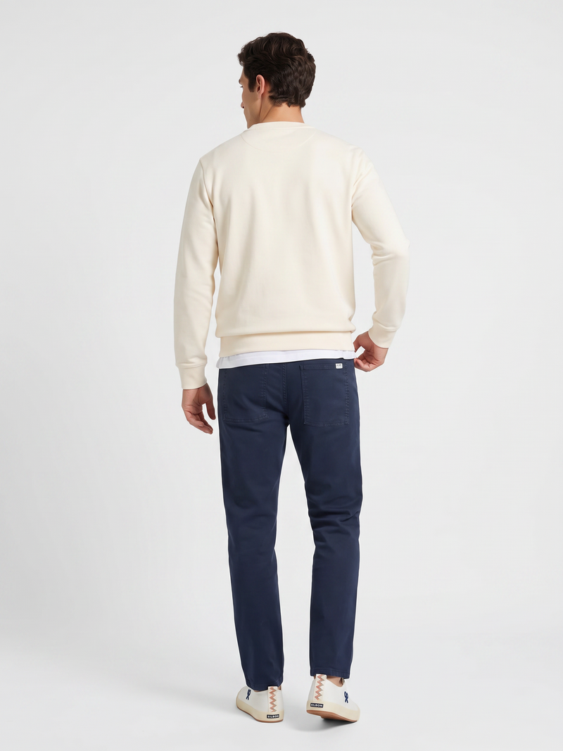 Sweatshirt Silbon flock creme