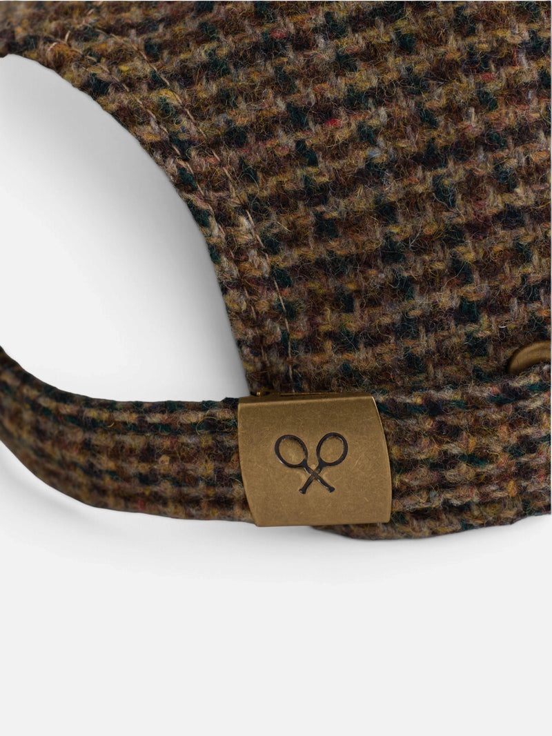 Gorra tweed marron