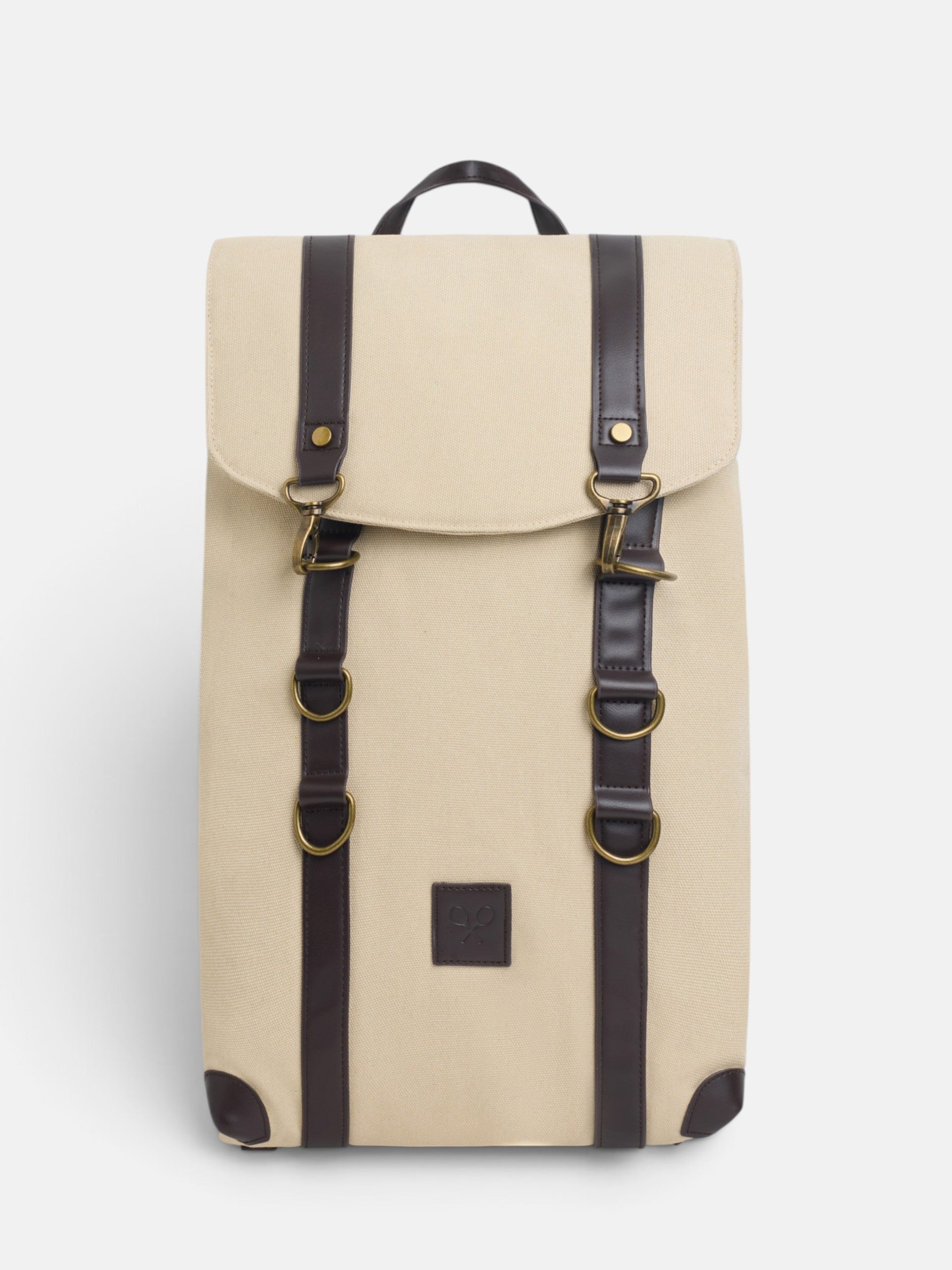 Mochila ajustable beige
