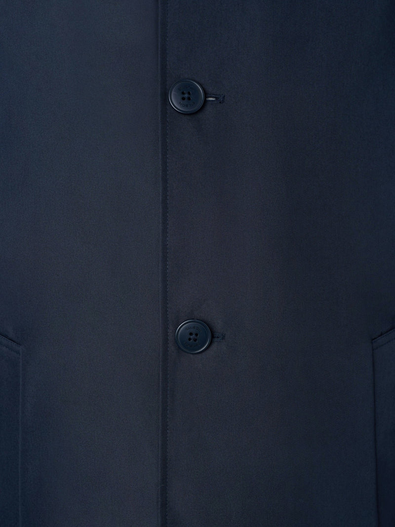 Gabardina corta azul marino