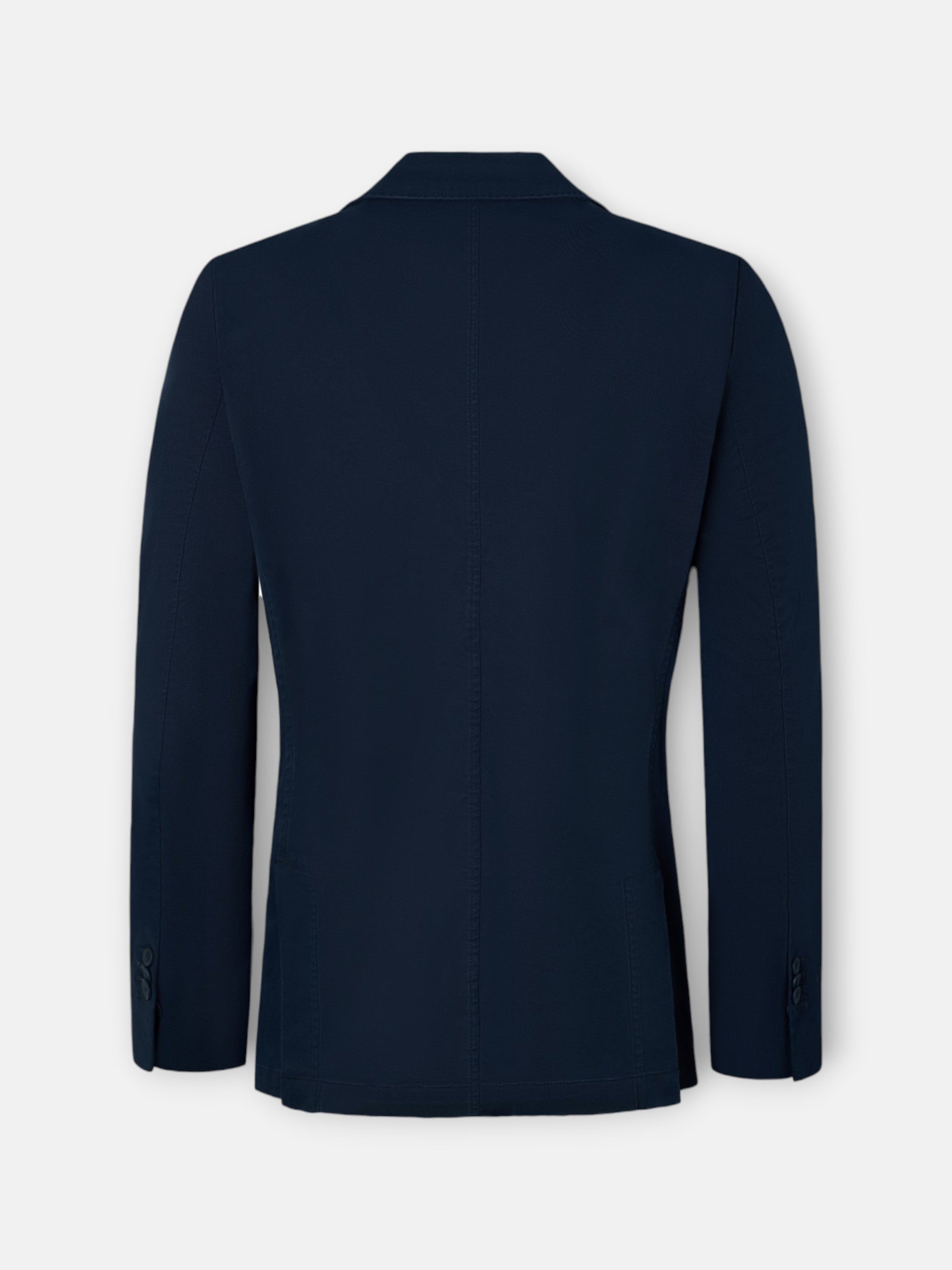 Americana casual recta azul marino