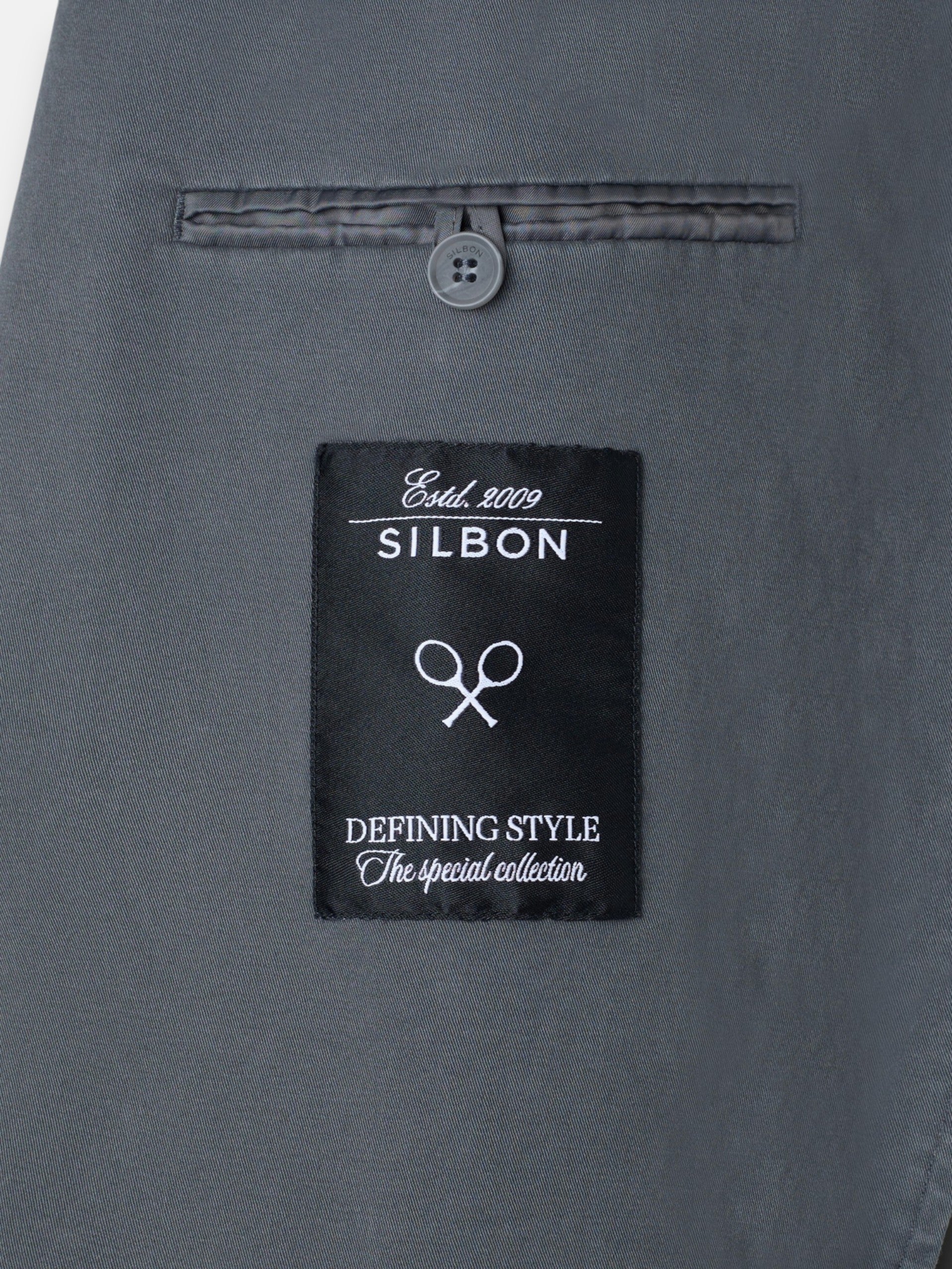 Americana casual recta gris