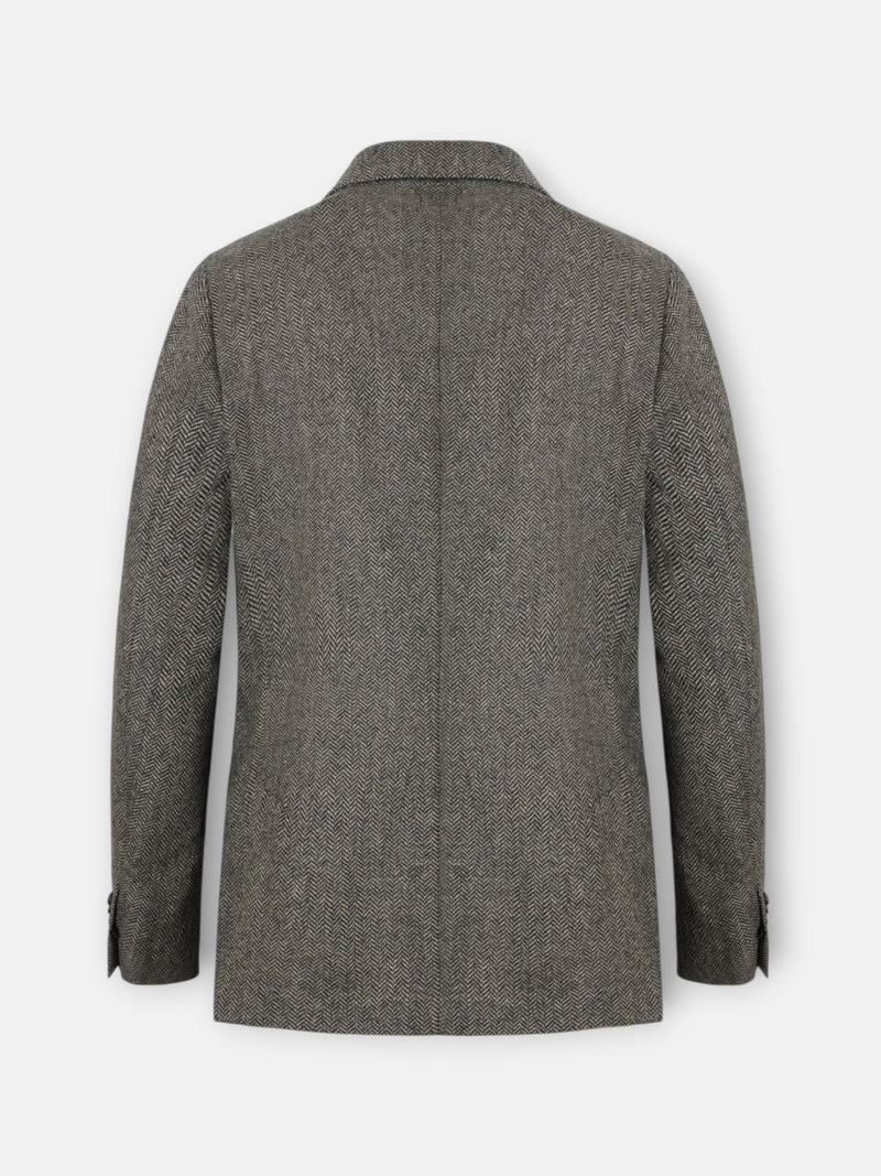 Americana espiga gris