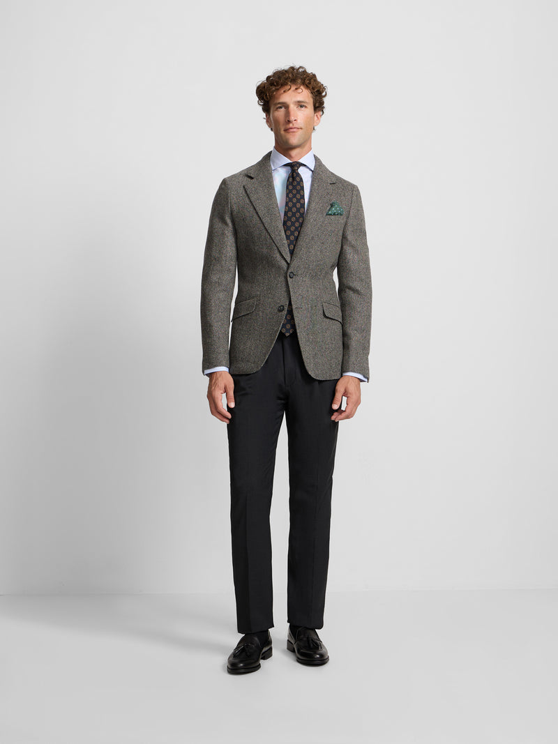 Americana espiga gris