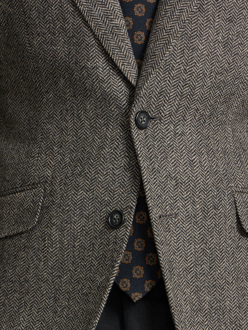 Americana espiga gris