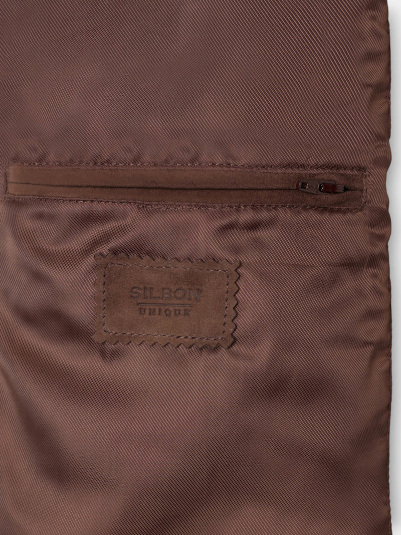 Harrington Unique brown leather jacket