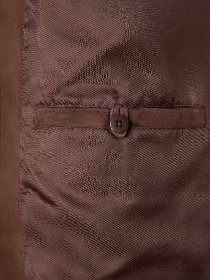 Harrington Unique brown leather jacket