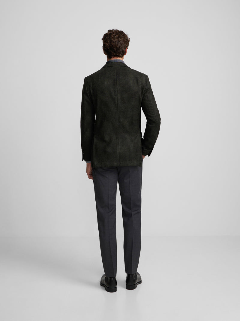 Blazer príncipe de Gales verde