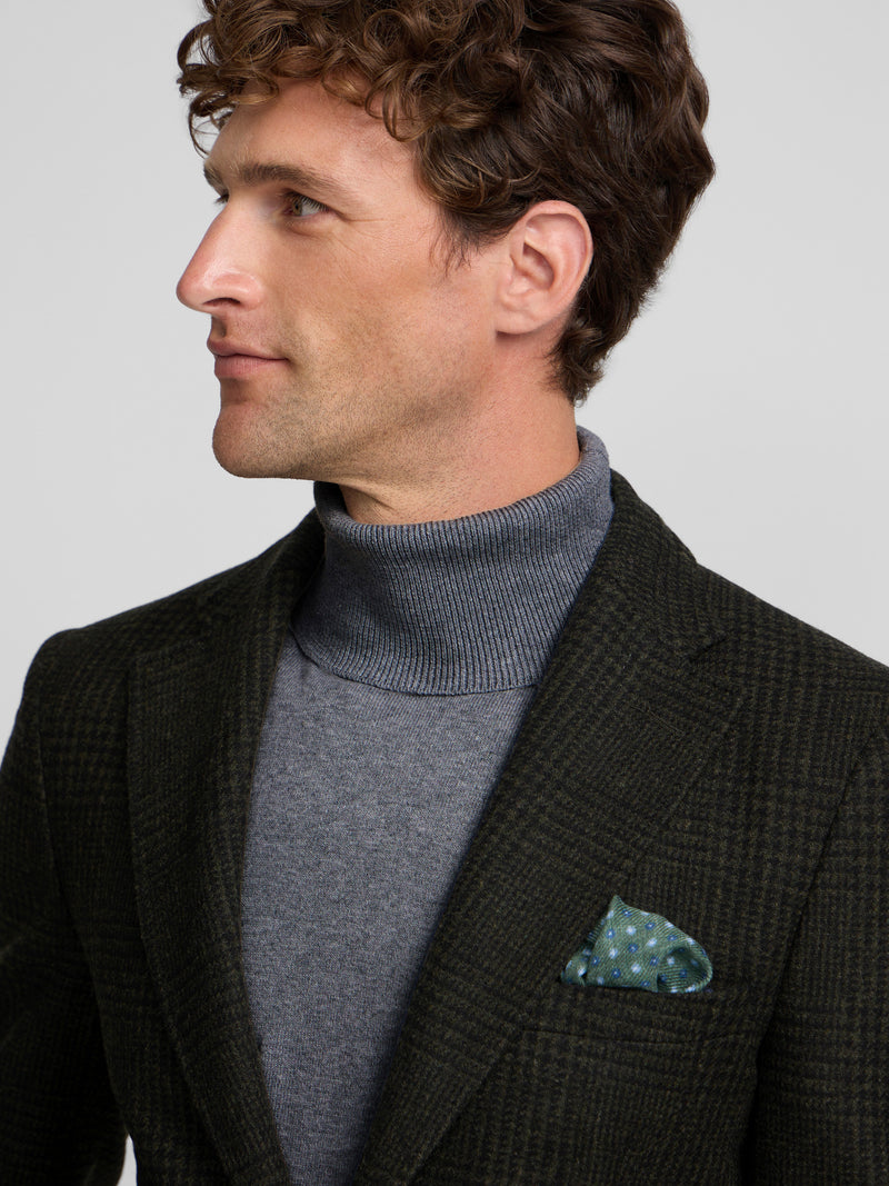 Blazer príncipe de Gales verde