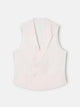 Chaleco chaque cuello clasico rosa